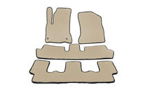 Citroen C-4 Picasso 2006-2013 EVA Floor Mats (3 Rows, Beige) photo 1