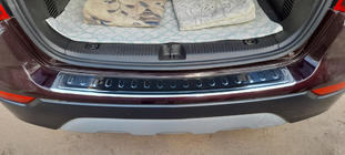 Buick Encore 2013-2019 Rear Bumper Protector V-1 Carmos Stainless Steel photo 2