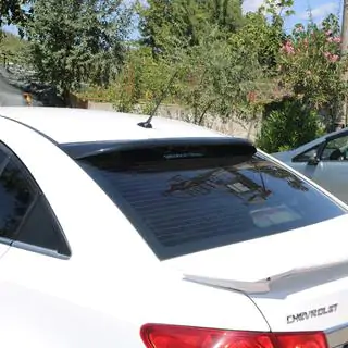 Rear Window Visor Sedan (EuroCap, ABS)