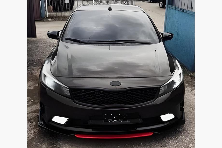 Universal Front Lip Niken Red (ABS) Photo 2
