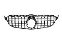 Mercedes C-сlass W205 2014-2021 Front Grille Panamericana GT Black (for Avantgarde/AMG-Line/C43 AMG) photo 2