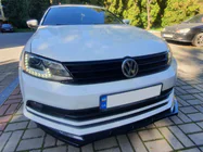 Volkswagen Jetta 2011-2018 Front Bumper Lip Spoiler (2010-2018, Gloss Black) photo 8