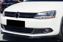 Volkswagen Jetta 2011-2018 Front Bumper Lip Spoiler (2010-2018, Gloss Black) photo 3