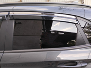 Hyundai Kona 2017-2023 Window deflectors with chrome trim (4 pcs, Niken) photo 8