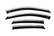 Hyundai Kona 2017-2023 Window deflectors with chrome trim (4 pcs, Niken) photo 3