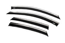 Hyundai Kona 2017-2023 Window deflectors with chrome trim (4 pcs, Niken) photo 4