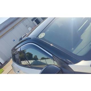 Window deflectors with chrome trim (4 pcs, Niken) photo 3