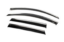 Skoda Karoq 2018- Chrome Window Deflectors (4 pcs, Niken) photo 2