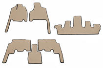 Chrysler Voyager 2001-2007 Floor mats (3 rows, EVA, beige) photo 2