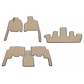 Floor mats (3 rows, EVA, beige) photo 2
