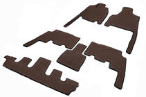 Chrysler Voyager 2001-2007 Floor mats (3 rows, EVA, brown) photo 2