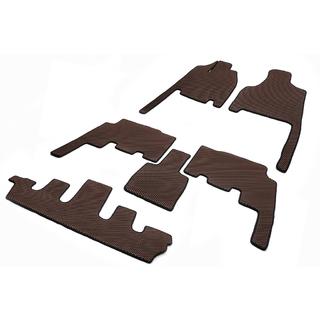 Floor mats (3 rows, EVA, brown) photo 2