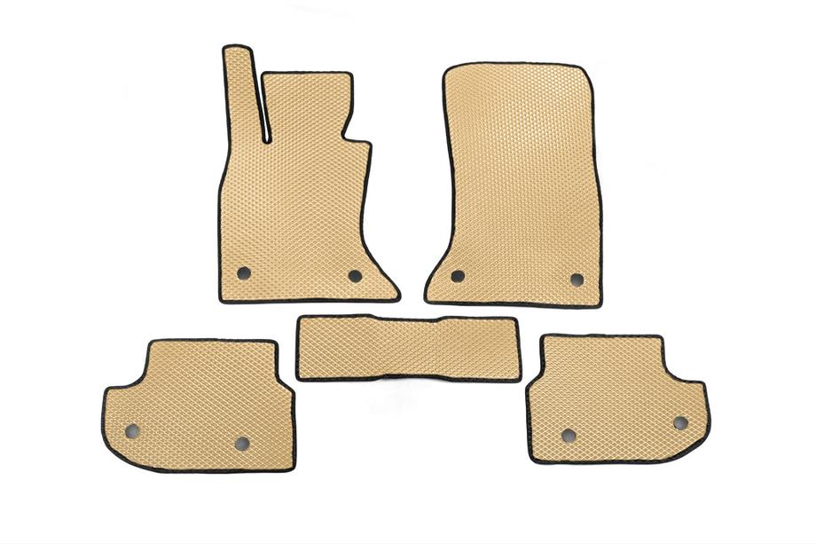 BMW 5 Series F10/F11 2010–2016 Floor mats 2013-2016 (EVA, beige) Image