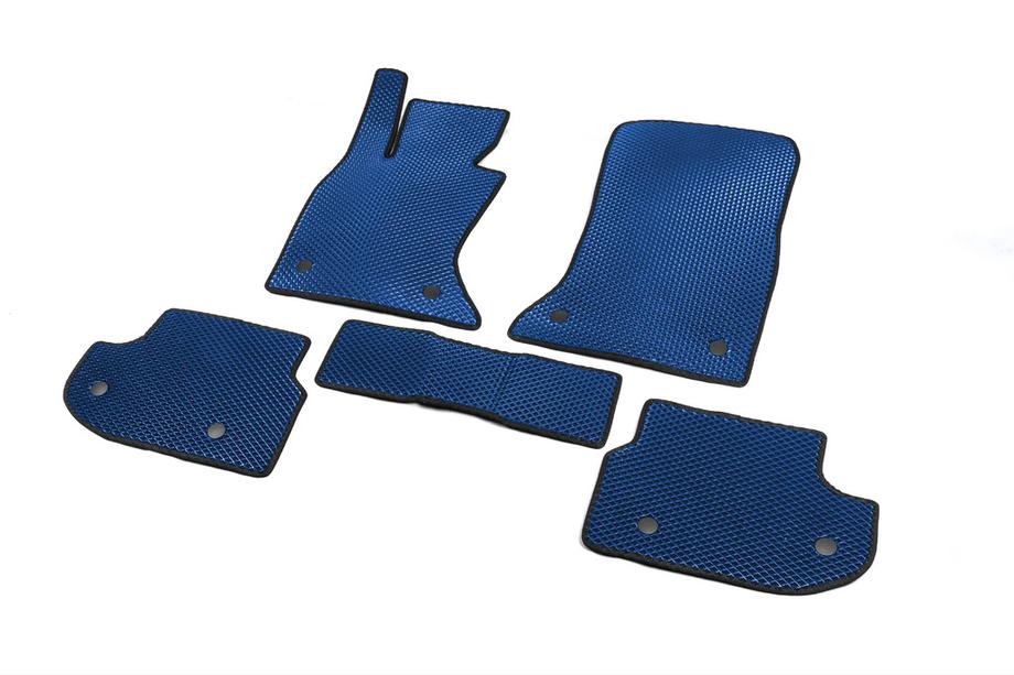 BMW 5 Series F10/F11 2010–2016 Floor mats 2013-2016 (EVA, blue) Image
