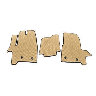 EVA Floor Mats (Front, Beige) Ford Custom 2013-2022 photo 1