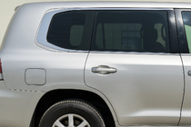 Toyota Land Cruiser 200 2007-2021 Chrome Window Trim Design LC300 (Stainless Steel) photo 2