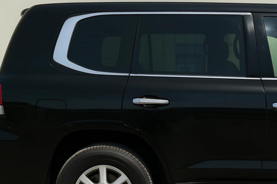 Toyota Land Cruiser 200 2007-2021 Chrome Window Trim Design LC300 (Stainless Steel) Image