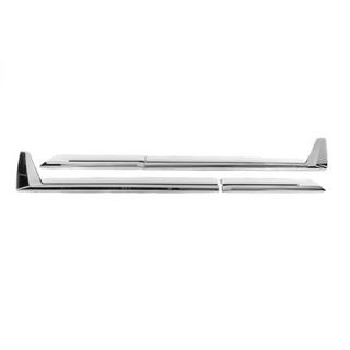 F-Sport Door Moldings White+Chrome (4 pcs, ABS) photo 3