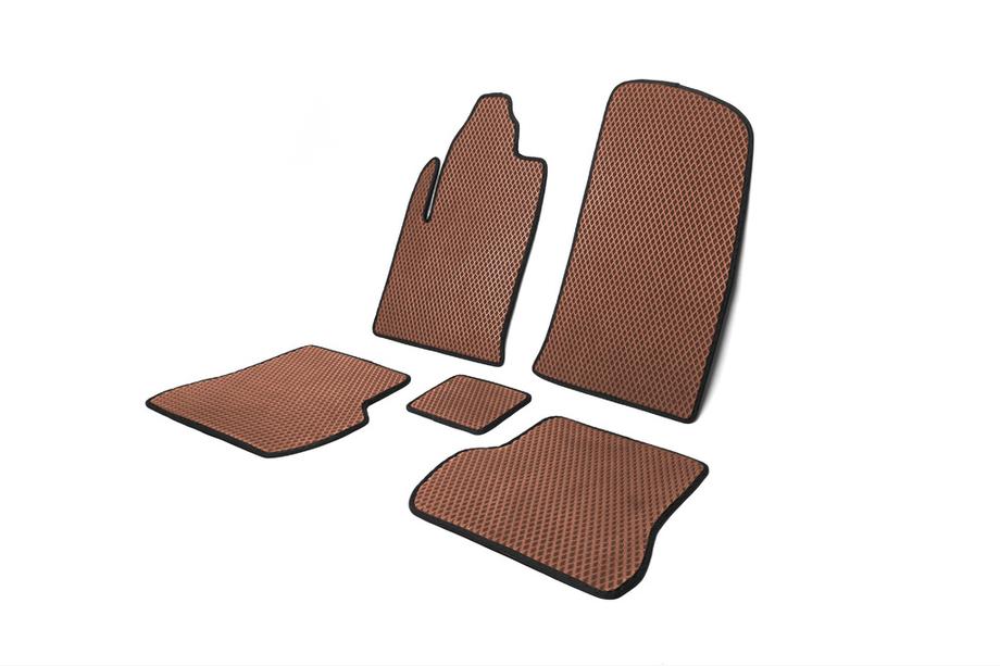 Ford Fiesta 2002-2008 EVA Floor Mats (Brown) Photo 2