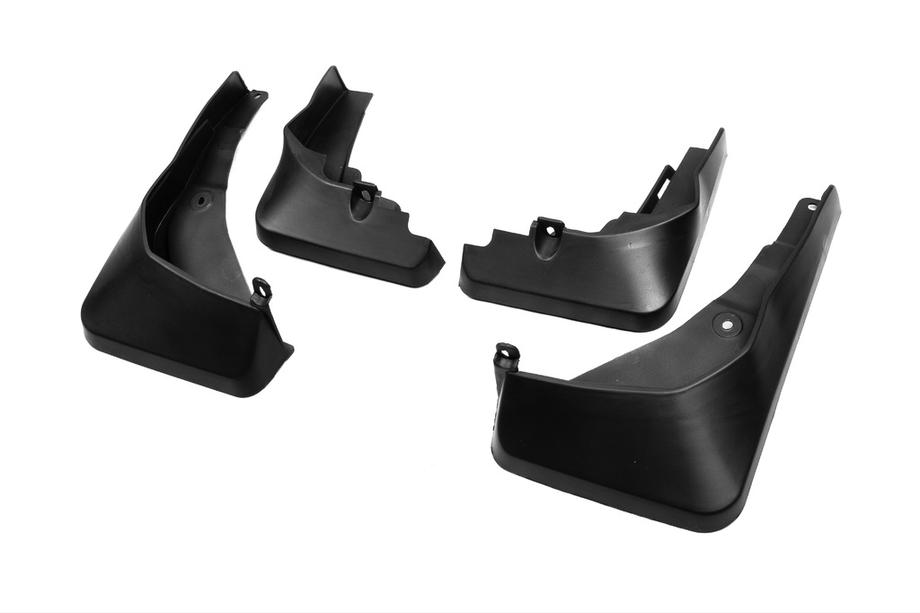 Audi Q2 2016- Premium Mud Flaps (with plastic side skirts, 4 pcs) Image