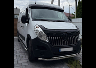 Renault Master 2011-2023 Windshield Sun Visor V2 (black gloss, 5mm) photo 7