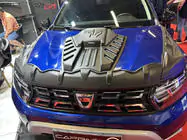 Dacia Duster 2018-2024 Hood Scoop Cover Set DRAGON (3 pcs) photo 3