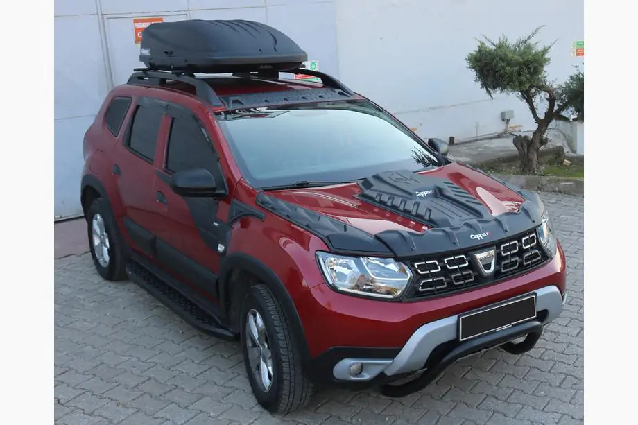 Dacia Duster 2018-2024 Hood Scoop Cover Set DRAGON (3 pcs) Image