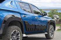 Mitsubishi L200 2015-2024 Door Mouldings EuroCap (6 pcs, ABS) photo 3
