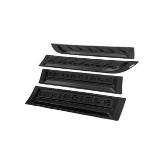 Door Mouldings EuroCap (4 pcs, ABS) Toyota Hilux 2015- photo 1