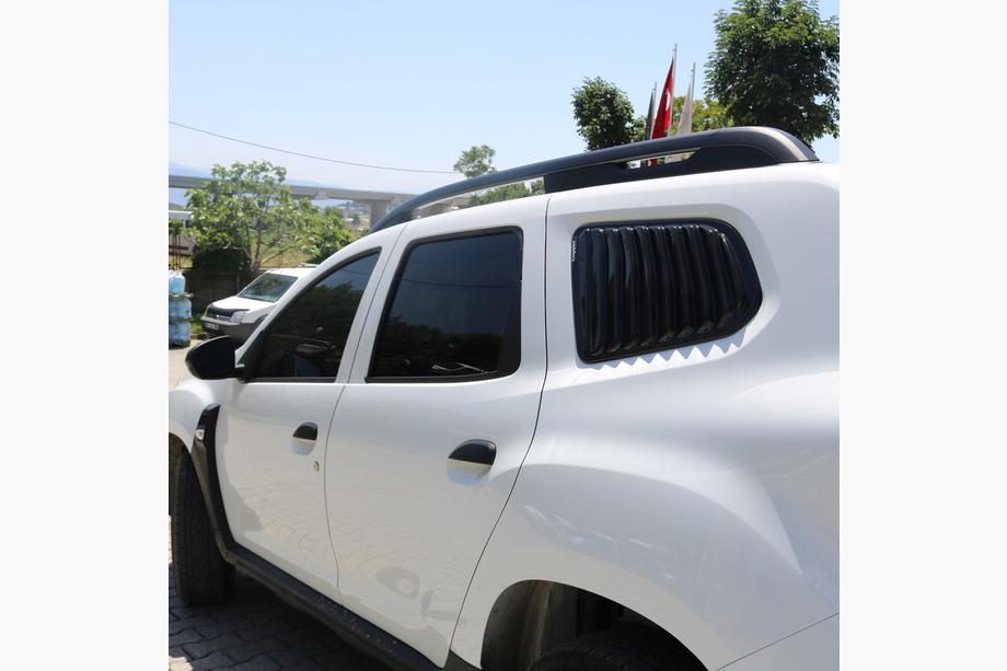 Dacia Duster 2018-2024 Rear window covers EuroCap (2 pcs, ABS) Photo 1