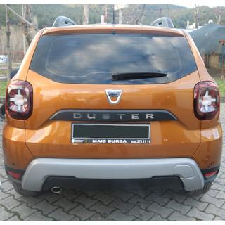 Rear Bumper Cover U-Type (ABS, Gray) Dacia Duster 2018-2024 photo 2