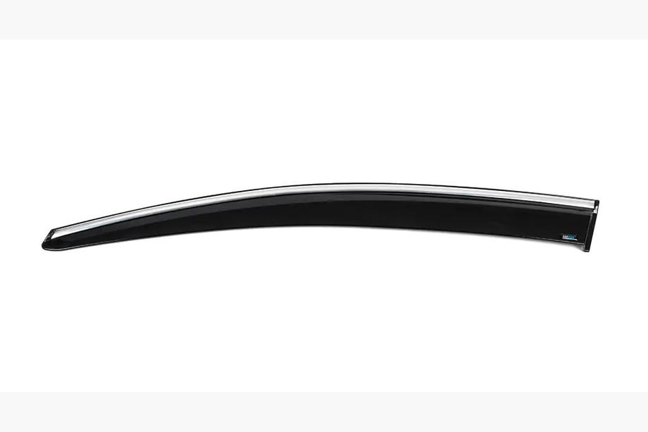 Ford Focus III 2011-2017 Driver Side Window Deflector with Chrome (1 pc, Sunplex Chrome) Photo 1