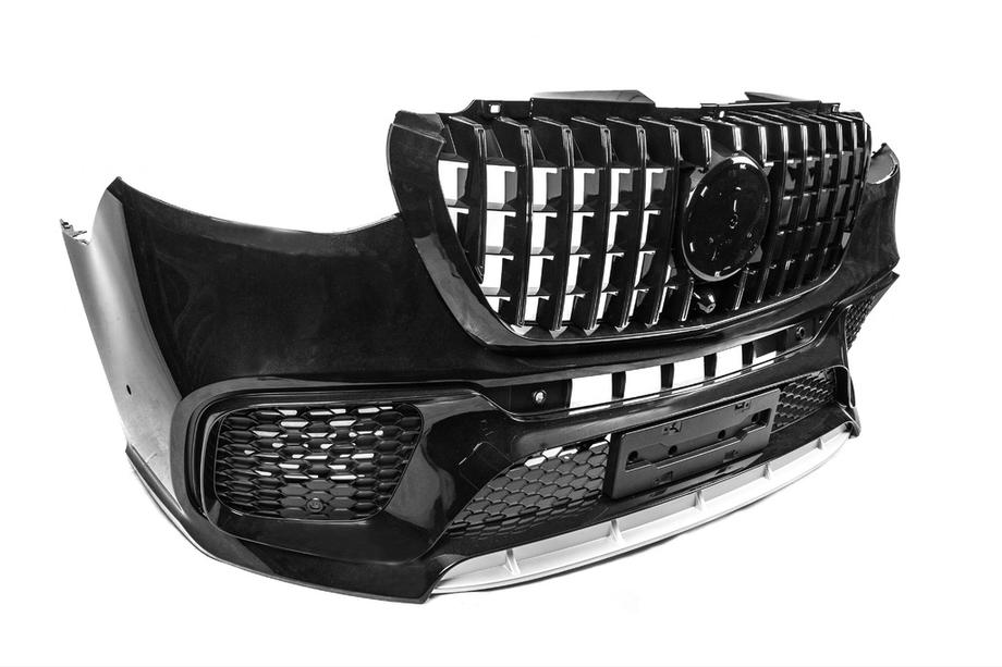 Mercedes Sprinter W907/W910 2018- Front Bumper with Grille V1 (AMG) Photo 4