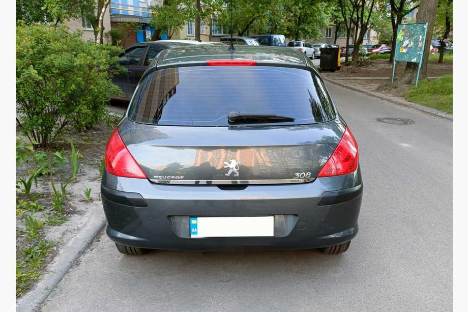 Peugeot 308 2007-2013 Trunk Trim Stainless Steel Photo 1