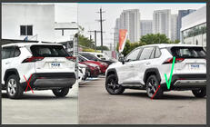 Toyota Rav 4 2019–2025 Premium Mud Flaps 2022+ (Long Wheel Arch, 4 pcs) photo 2