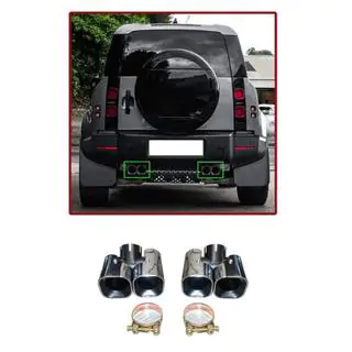 Exhaust tips (2 pcs)