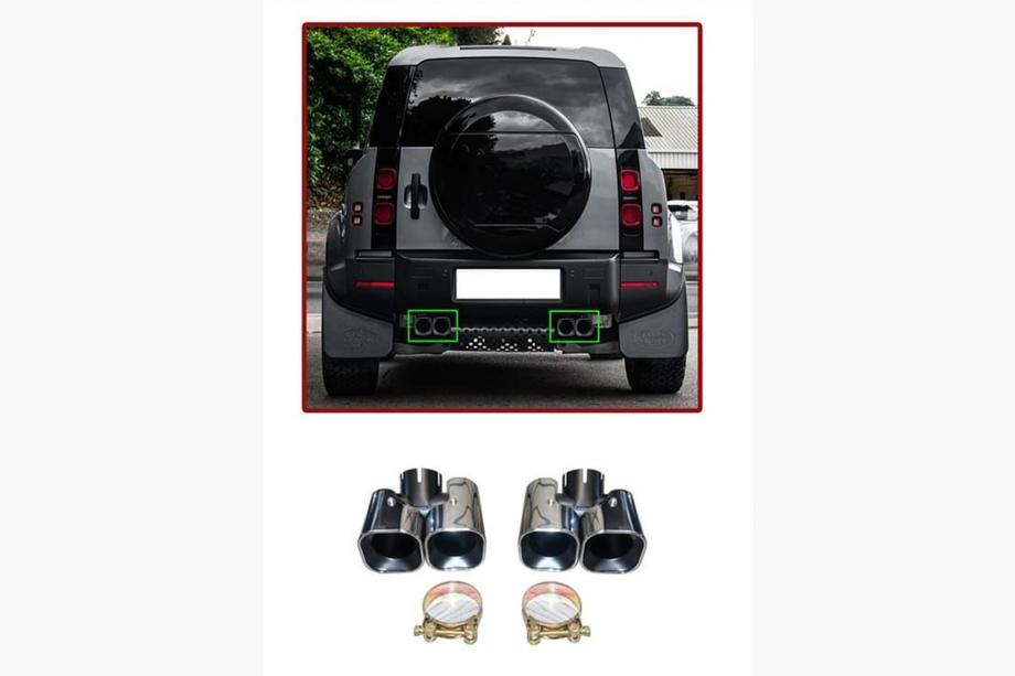 Land Rover Defender 2019- Exhaust tips (2 pcs) Image