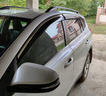 Toyota Rav 4 2013-2018 Window deflectors with chrome trim (4 pcs, Niken) photo 3