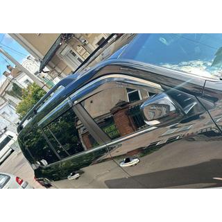 Window deflectors with chrome trim (4 pcs, Niken) photo 3