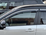 Toyota Corolla Cross 2020- Window deflectors with chrome trim (4 pcs, Niken) photo 2