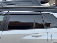 Toyota Corolla Cross 2020- Window deflectors with chrome trim (4 pcs, Niken) photo 3