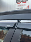 Toyota Corolla Cross 2020- Window deflectors with chrome trim (4 pcs, Niken) photo 7