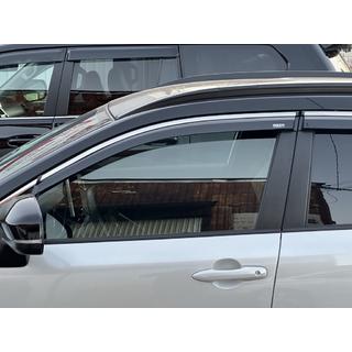 Window deflectors with chrome trim (4 pcs, Niken) photo 2