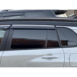 Window deflectors with chrome trim (4 pcs, Niken) photo 3