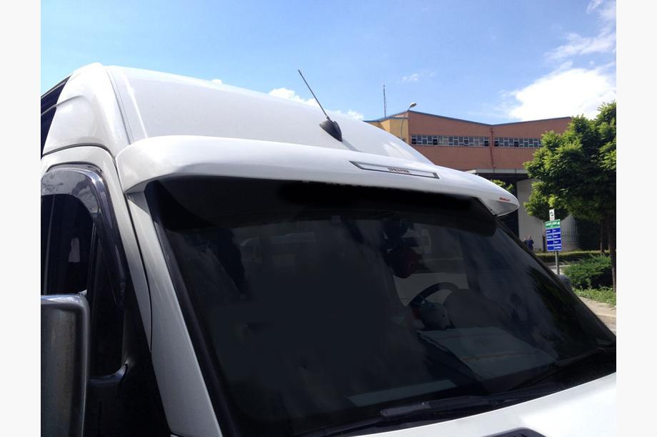 Mercedes Sprinter W906 2006–2018 Windshield Deflector V3 (paintable, adhesive mount) Photo 1