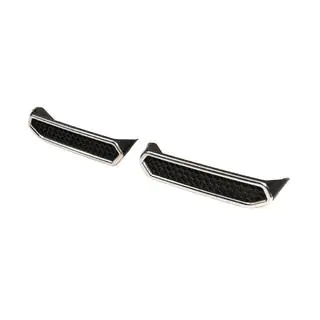 Exhaust tip trims for bumper (2 pcs, stainless steel) photo 2