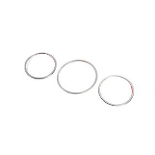 Speedometer Trim Covers (3 pcs, Stainless Steel) photo 2