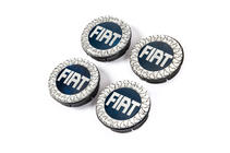 Fiat Wheel center caps V3 49/42.5 mm blue (4 pcs, 46746586) photo 1