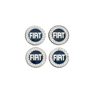 Wheel center caps V3 49/42.5 mm blue (4 pcs, 46746586) photo 2