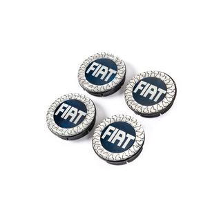 Wheel center caps V3 49/42.5 mm blue (4 pcs, 46746586) photo 1